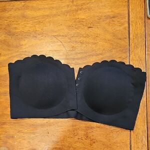 Black Strapless Bandeau Bra